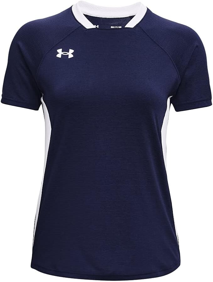 Under Armour Women's Match 2.0 Jersey Blue / White Size S 1364962