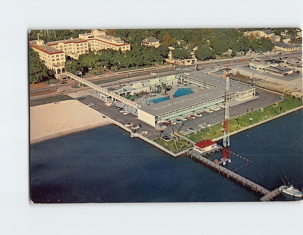 Postcard The Buena Vista Beach Motel & Hotel Biloxi Mississippi USA