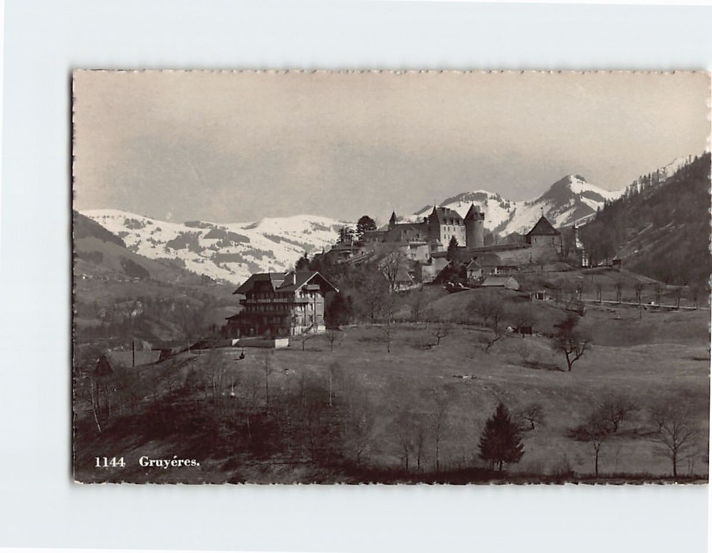 Postcard  General View Gruyères Switzerland