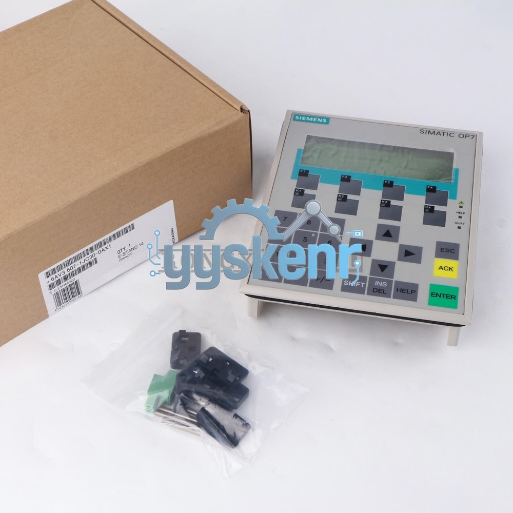 ONE NEW Siemens Operator Panel 6AV3607-1JC30-0AX1 6AV3 607-1JC30-0AX1