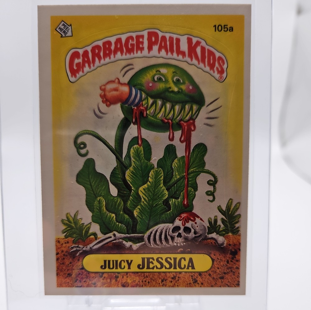 1986 Topps Garbage Pail Kids Series 3 Juicy Jessica #105a GPK OS3