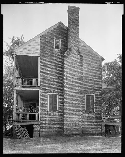 Photo:Pleasant Valley Morganton Burke County NC 1938 Brick House Chimney