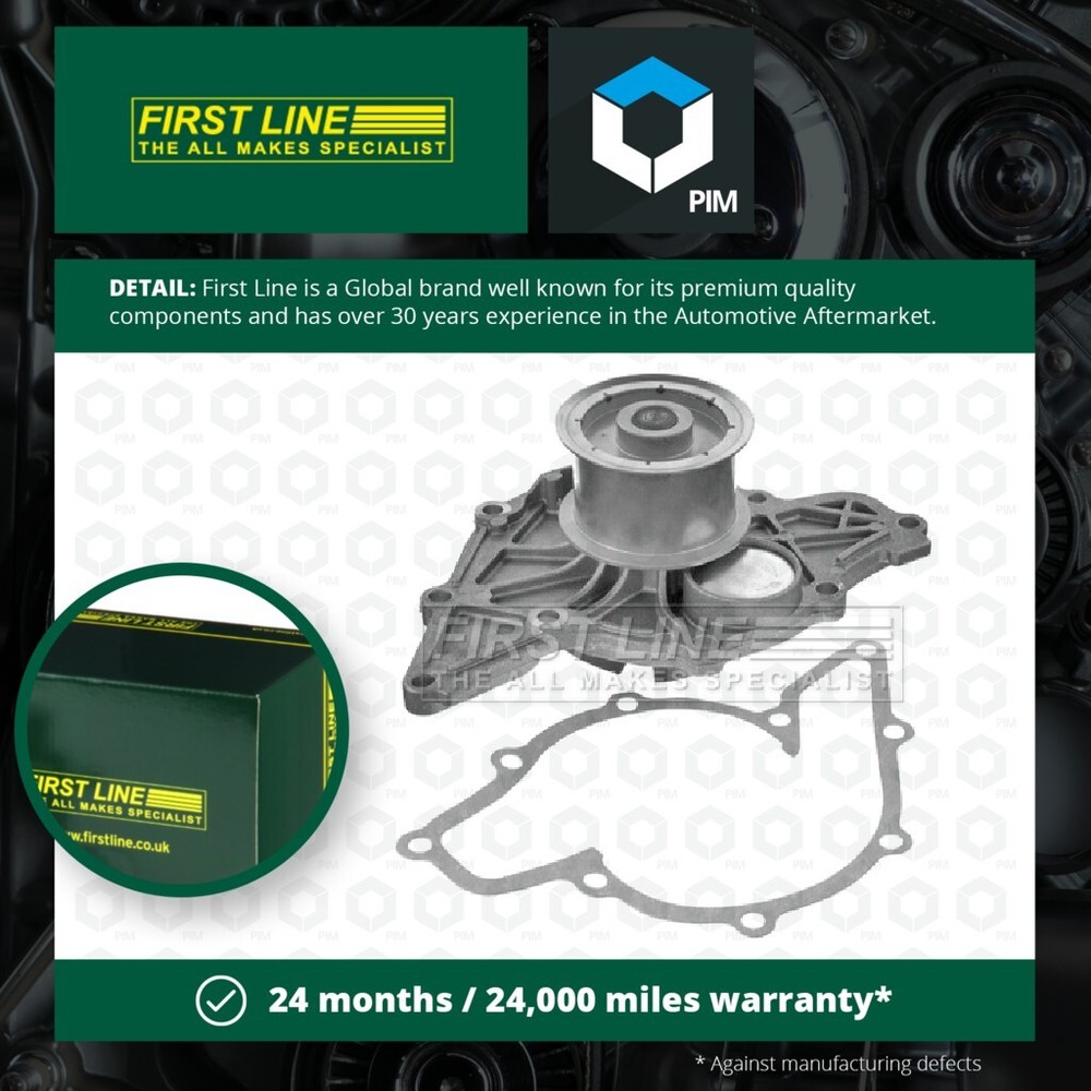 Water Pump fits AUDI ALLROAD C5 2.5D 00 to 05 Coolant Firstline 059121004A New
