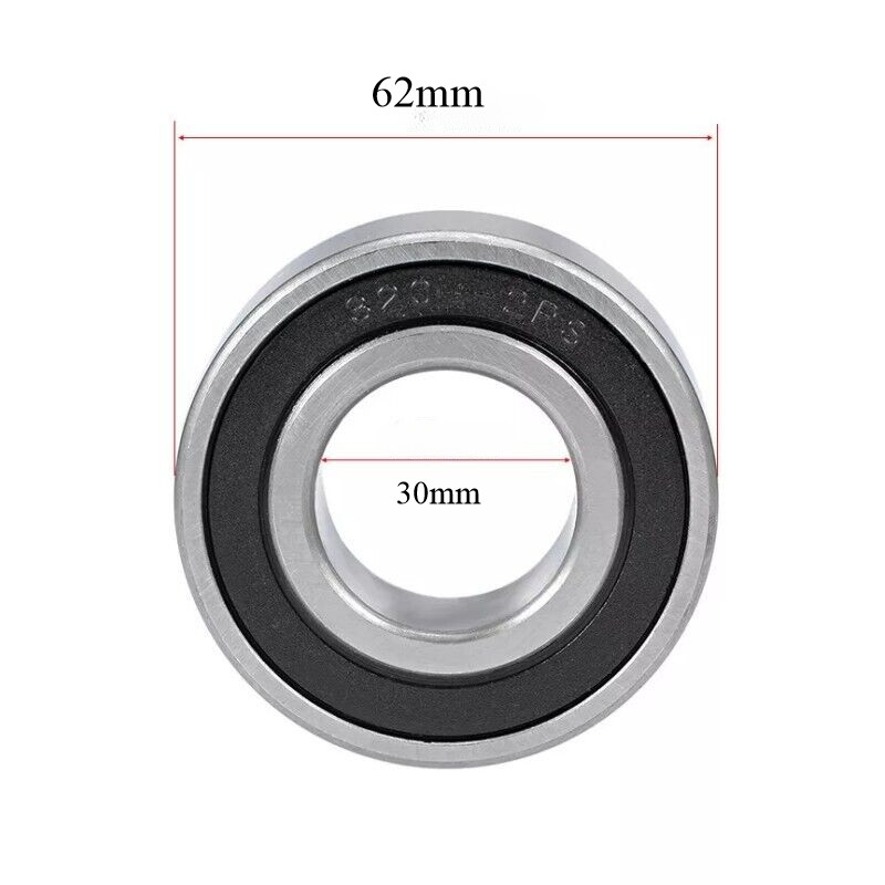 1PCS NEW 3206-2RS Angular Contact Ball Bearing Sealed Bearings 30x62x23.8mm