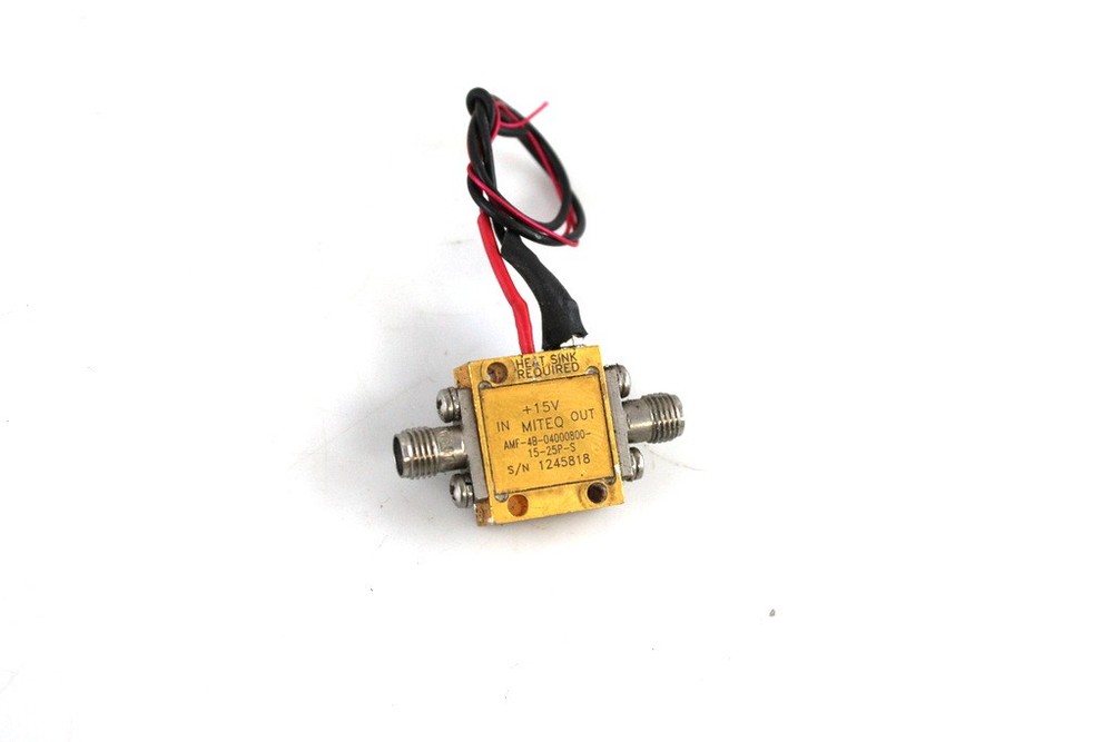 MITEQ AMF-4B-04000800-15-25P-S +15V 4-8GHz AMPLIFIER