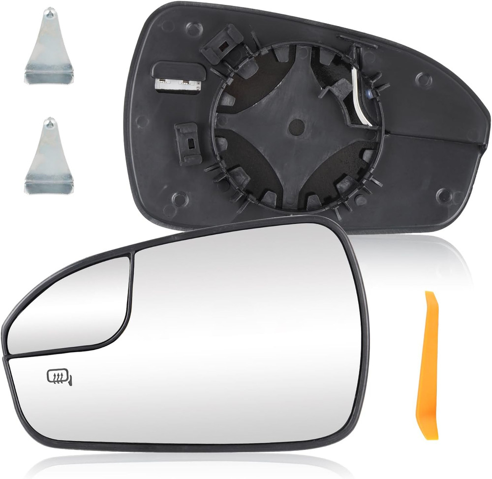 2013-2020 Ford Fusion Driver Side Power Heated Mirror Glass–Compatible Replaceme