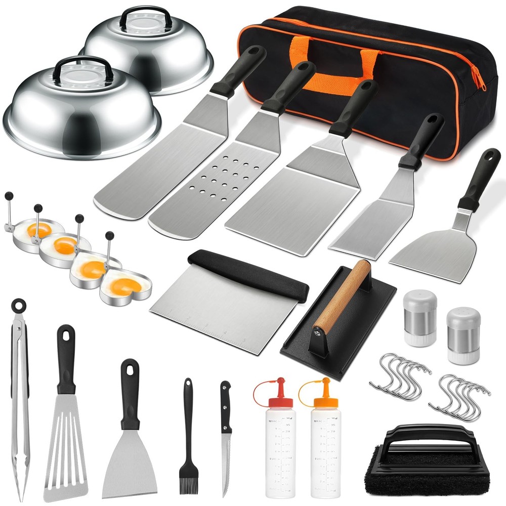 35PCS Griddle Accessories Kit, Flat Top Grill Accessories Set for Blackstone ...
