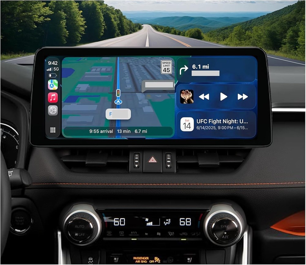 12.3'' For 2019-2022 Toyota RAV4 Carplay Stereo Radio GPS Android 13 8Core 4+64G
