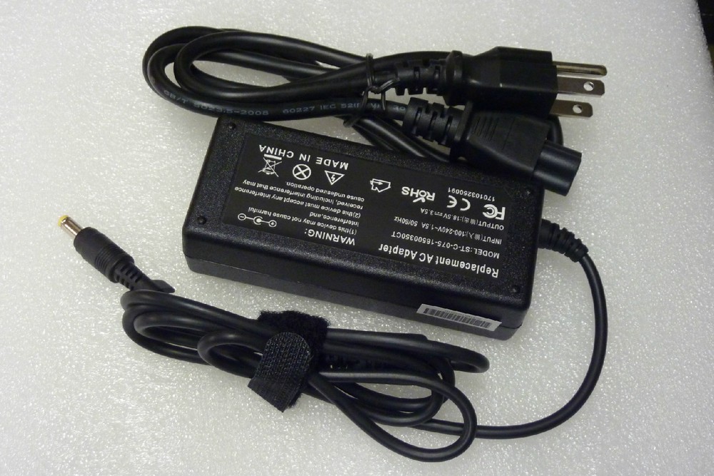 Compaq Presario V2000 V2100 V2140US V2200 AC Adapter Power Cord Charger-image