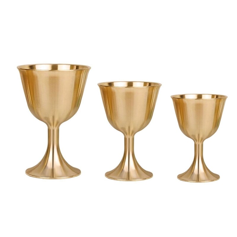Vintage Handcrafted Retro Wine Glass Water Goblet Unique Design