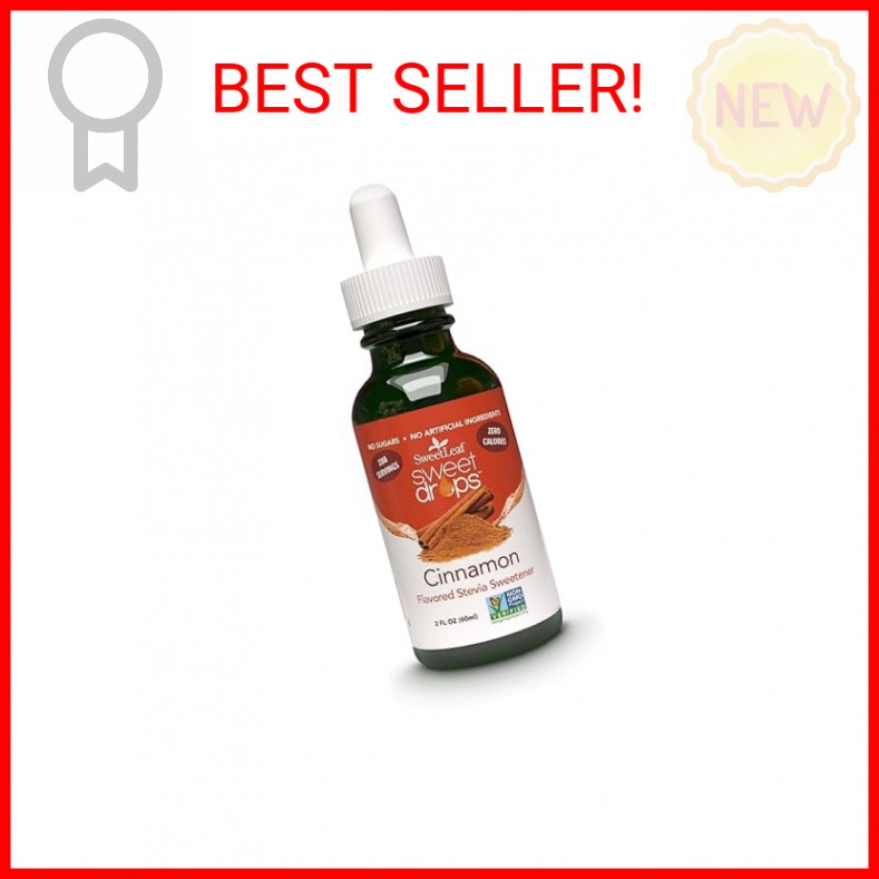 SweetLeaf Sweet Drops - Flavored Stevia Liquid Sweetener, Organic Stevia Extract