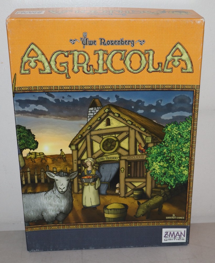 Z-Man Games Agricola Strategy Board Game EUC