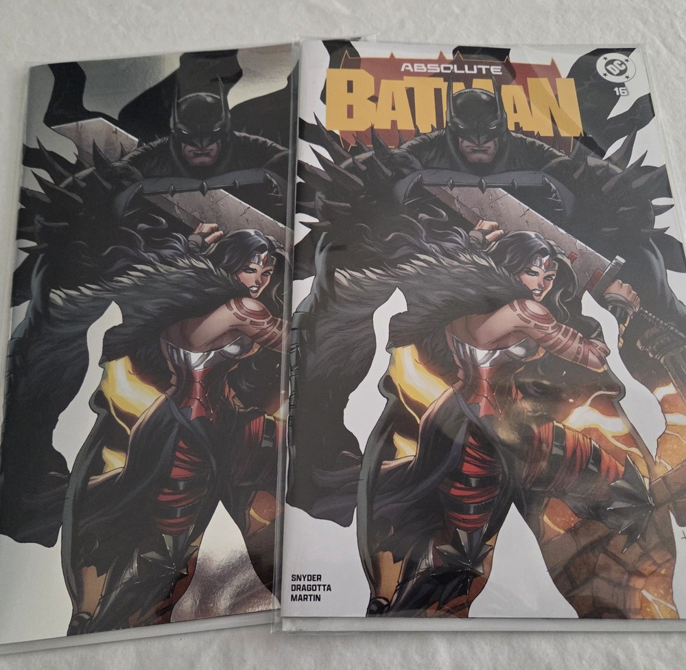 ABSOLUTE BATMAN #16 TYLER KIRKHAM  Trade & FOIL Virgin Variant LTD 1 DC Comics