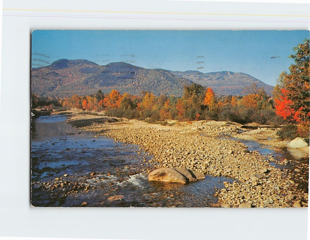 Postcard Saco River Bartlett New Hampshire USA