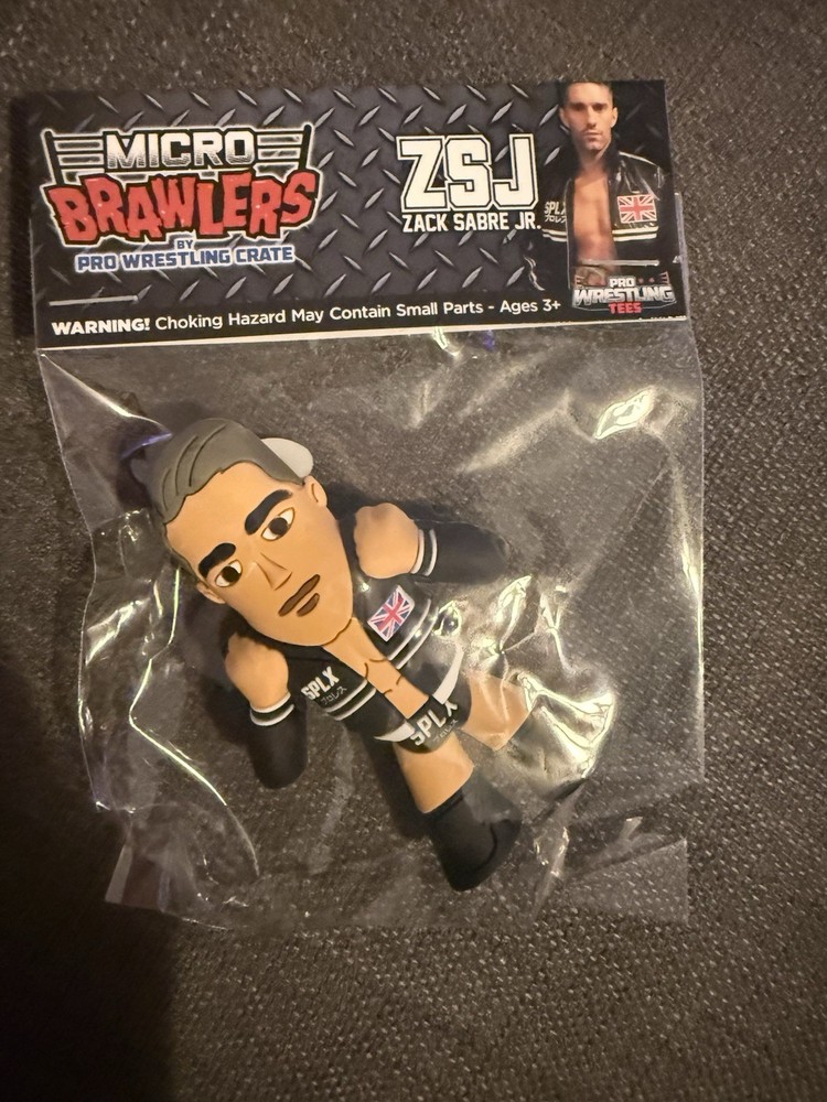 Zack Sabre Jr Pro Wrestling Crate Exclusive Micro Brawlers Brand New TMDK NJPW