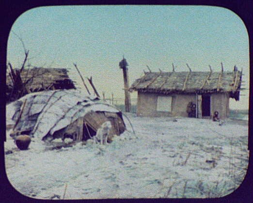 Photo:Amur River Khabarovsk Goldi Village 1895 Dog Tied Foreground