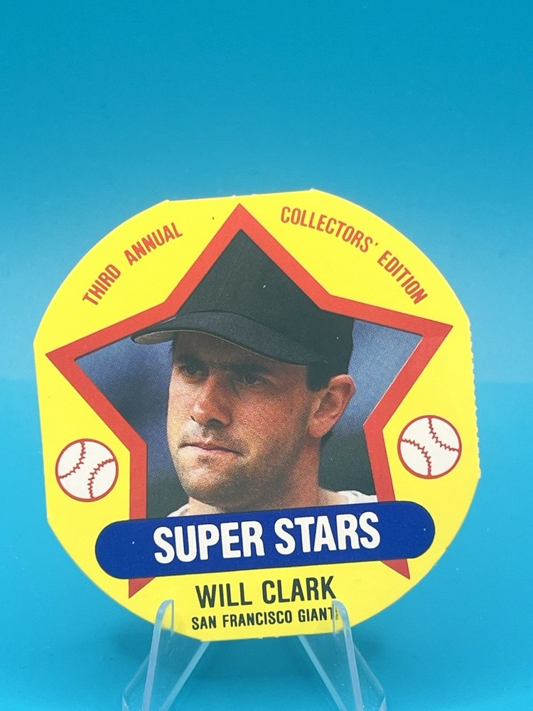 Will Clark 1989 Super Stars Disc #4 San Francisco Giants