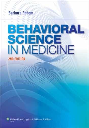 Behavioral Science in Medicine - Paperback, by Fadem PhD Barbara - Acceptable