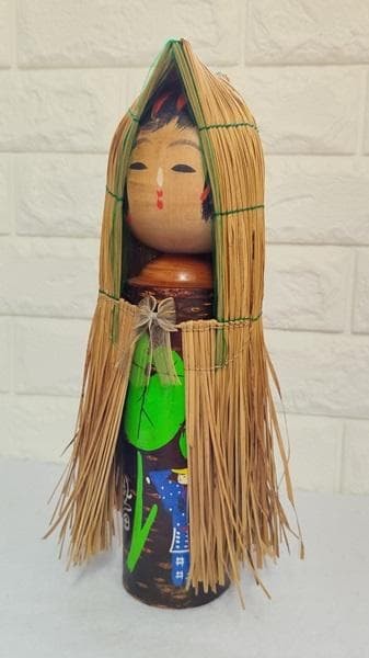Y Japanese Kokeshi Doll Folk Art 32cm Minori Akita Traditional Handmade