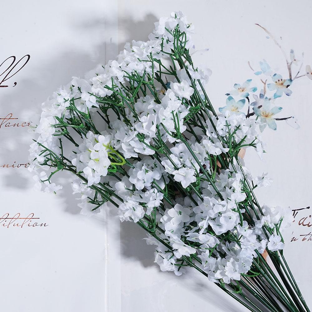 Artificial Baby's Breath Gypsophila Silk Flowers Bouquet B1X0 D1P0 ✨ M8W0