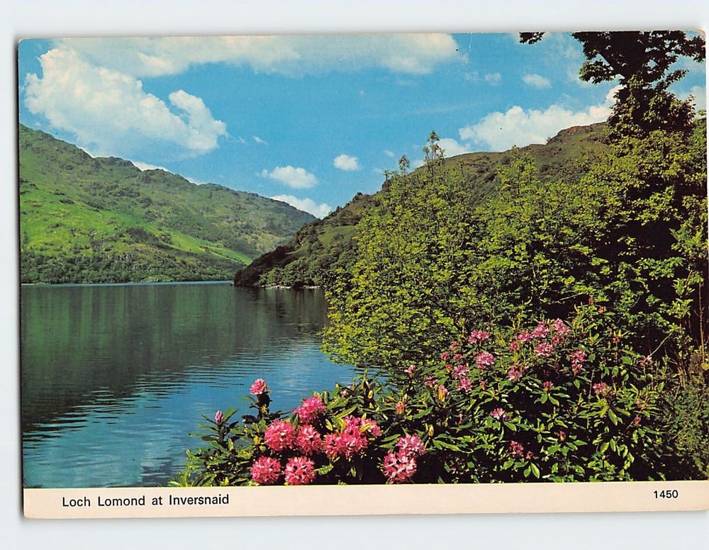 Postcard Loch Lomond At Inversnaid Scotland