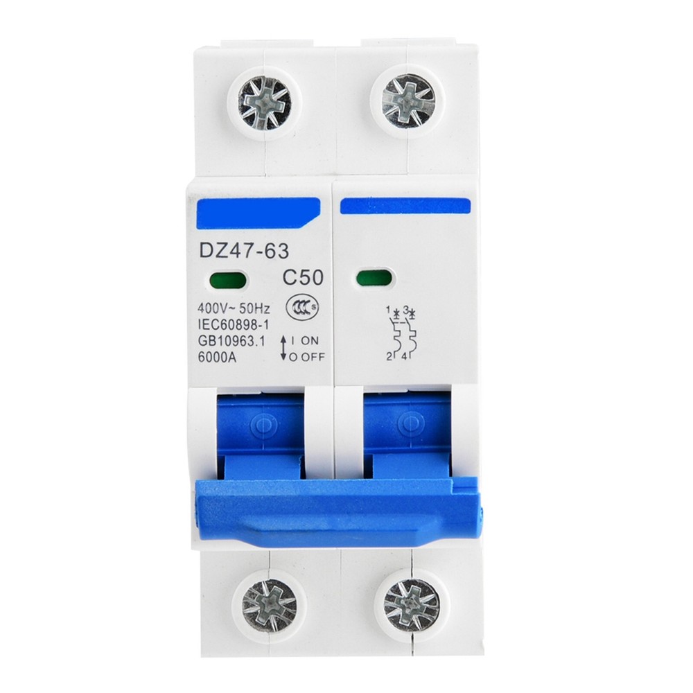 DZ47‑63 2P Miniature Circuit Breaker Leakage Protection Air Switch 400VAC