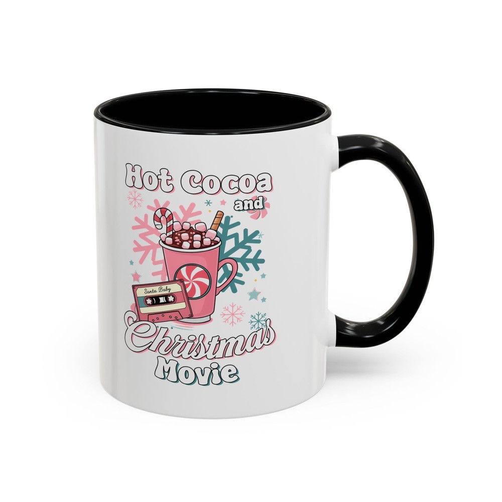 Cozy Hot Cocoa & Christmas Movie Themed Accent Coffee Mug 11 or 15oz-image