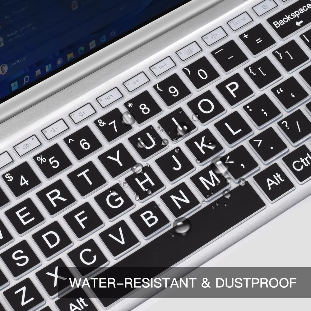 Large Print Keyboard Cover for 2024 2023 2022 HP 17.3 Laptop 17z 17t 17-cn 17-