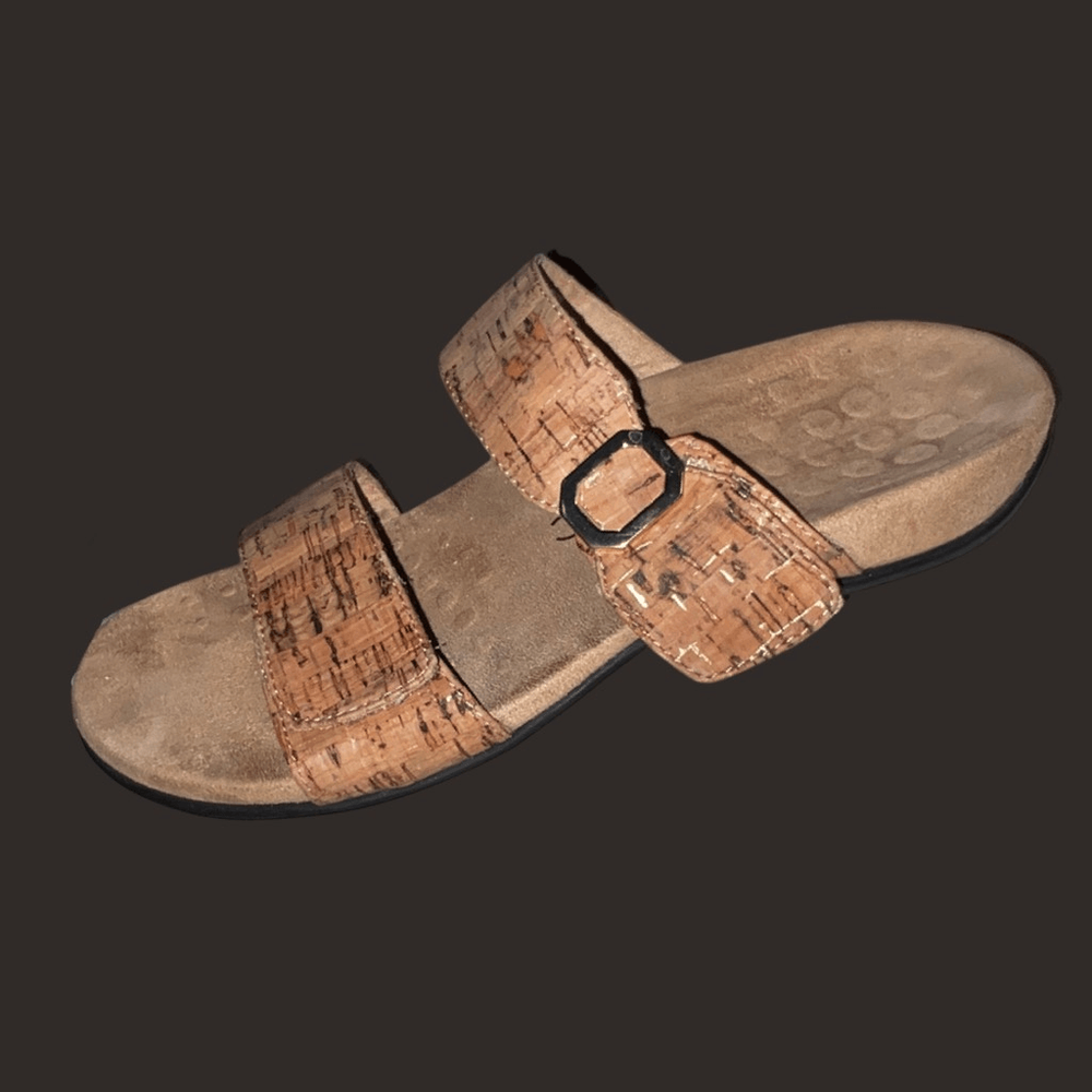 VIONIC Womens Camila Cork Slide Sandals Size 7 Comfort Support