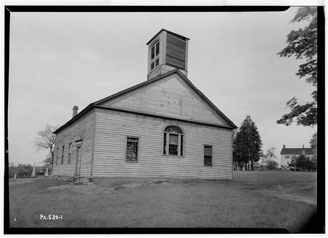 Photo:Historic American Buildings Survey Wood Church 1900s Pennsylvania