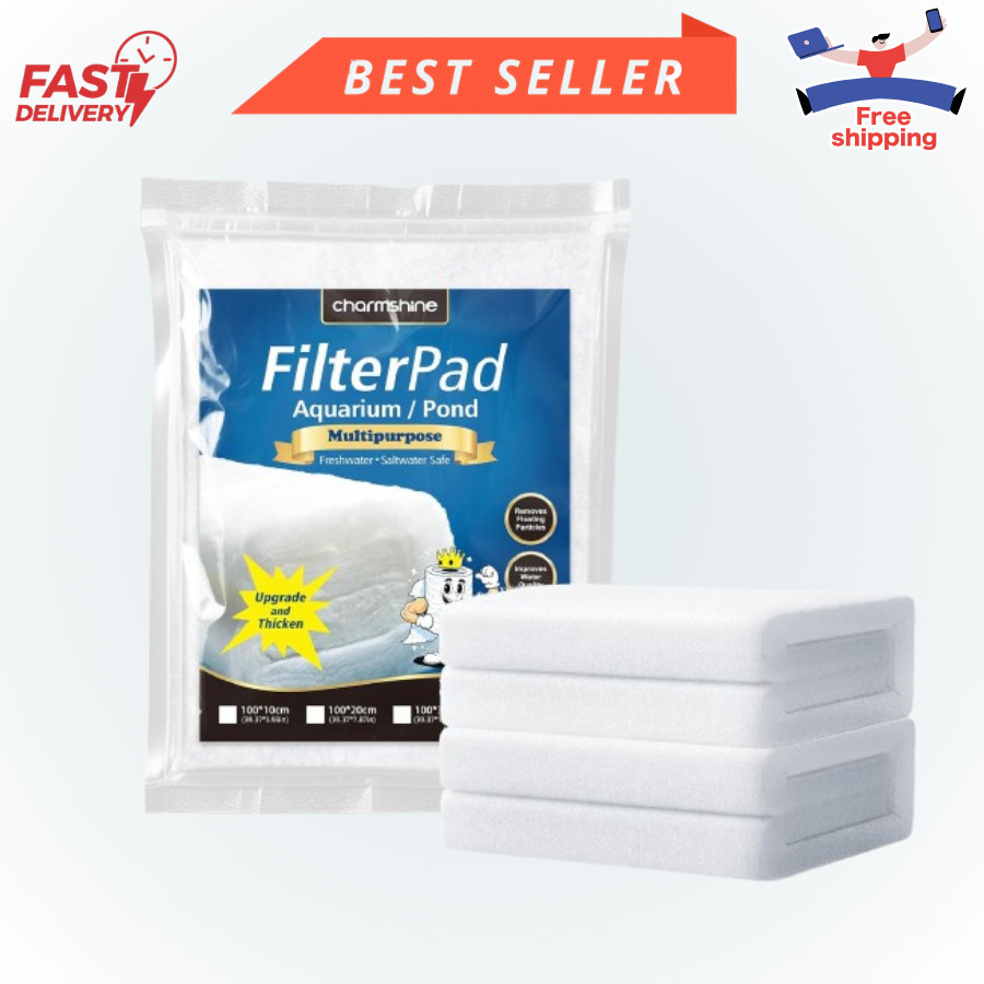 Aquarium Filter Floss Fish Tank Filter Media Aquarium Filter Pad for Fish Tan...