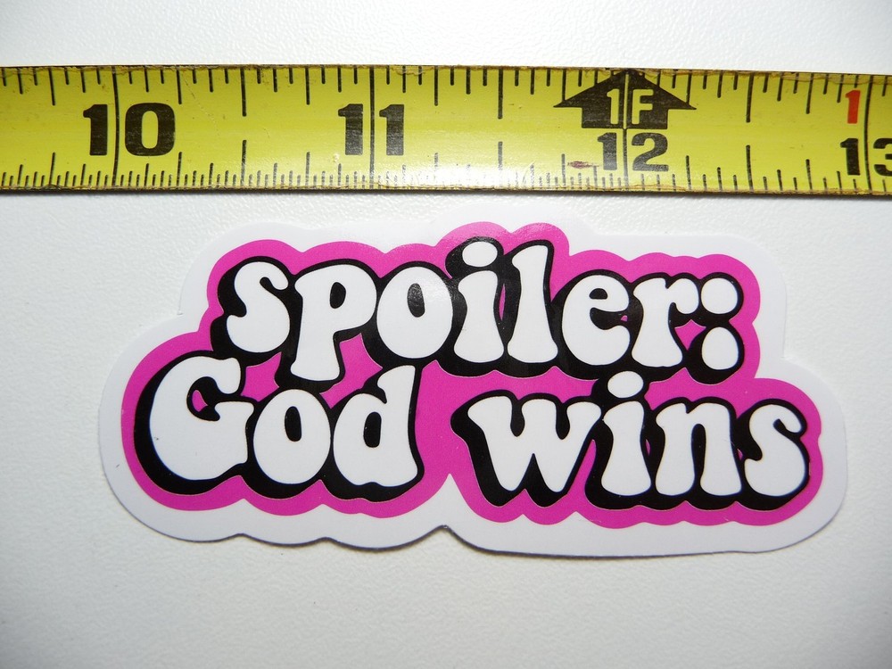 Victorious Faith Motivational Church Decal Sticker Glossy Finish  
