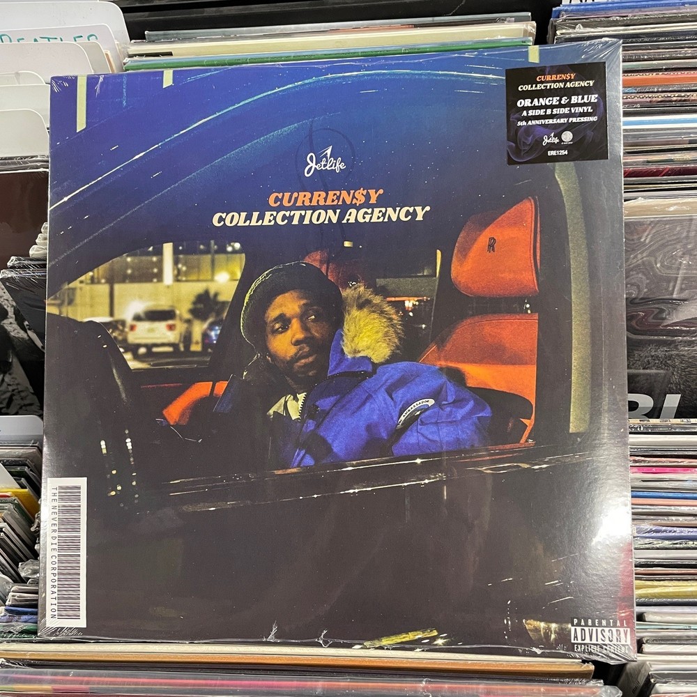 CURREN$Y Collectioin Agency 5th Anniversary ORANGE BLUE VINYL LP RECORD New!