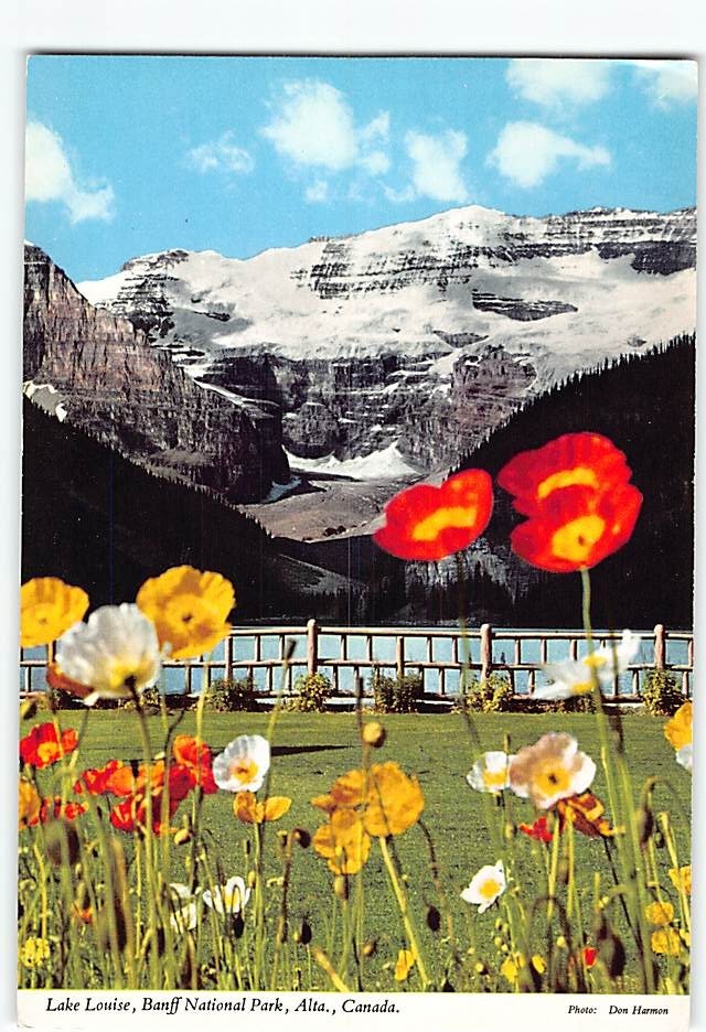 Postcard Lake Louise Banff National Park Alberta Canada