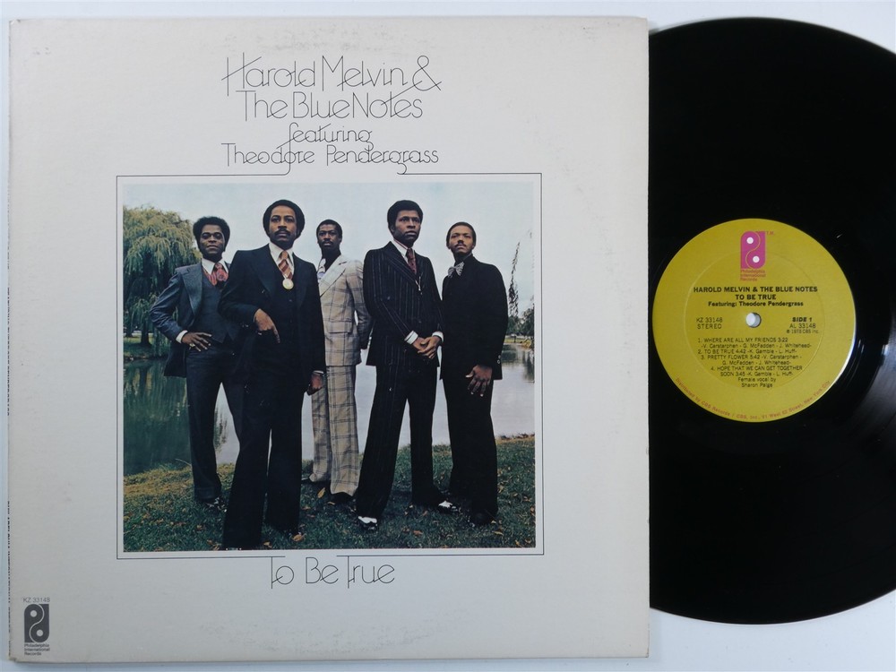 HAROLD MELVIN & THE BLUE NOTES To Be True PHILADELHIA INTERNATIONAL LP VG+ i