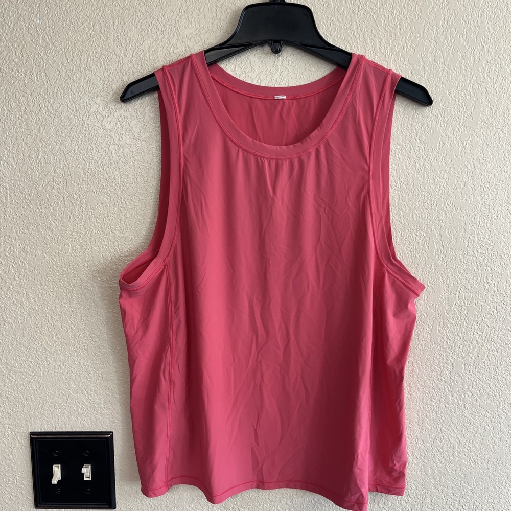 Lululemon Pink Tank Top Size 12 Workout Top