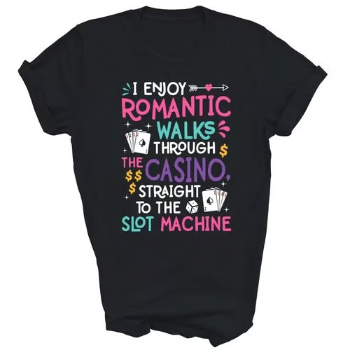 Funny Slot Machine Gambling Casino Gambler Gamble Unisex Shirt Gift