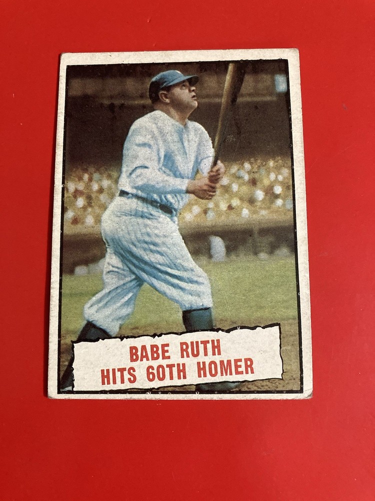 1961 Topps - Baseball Thrills Babe Ruth #401