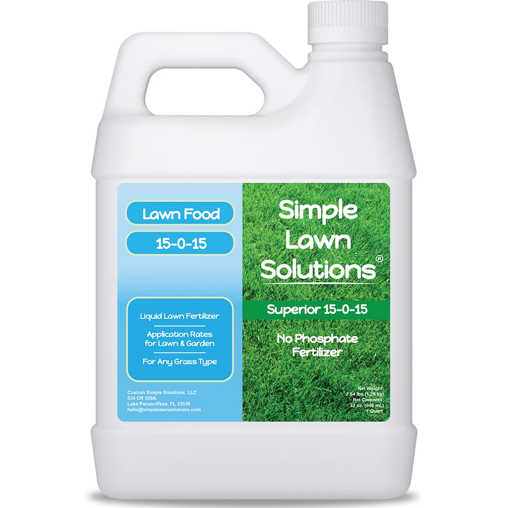 Superior 15-0-15 Liquid Fertilizer Nitrogen & Potash Lawn Food - Concentrated Sp