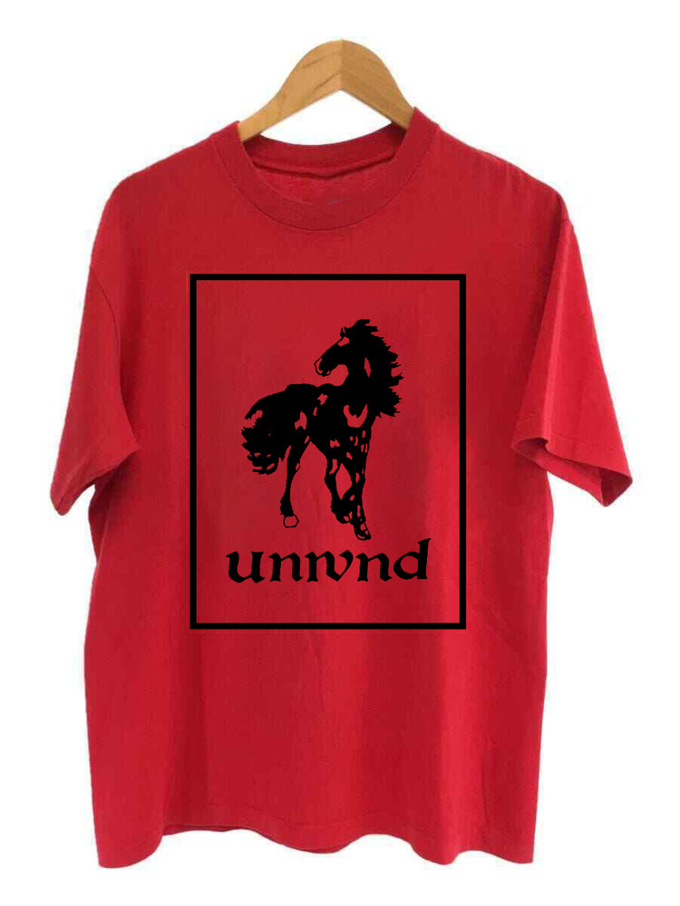 Unwound Japan Tour 2025 Logo T Shirt Red All Size Gift Fans AL790
