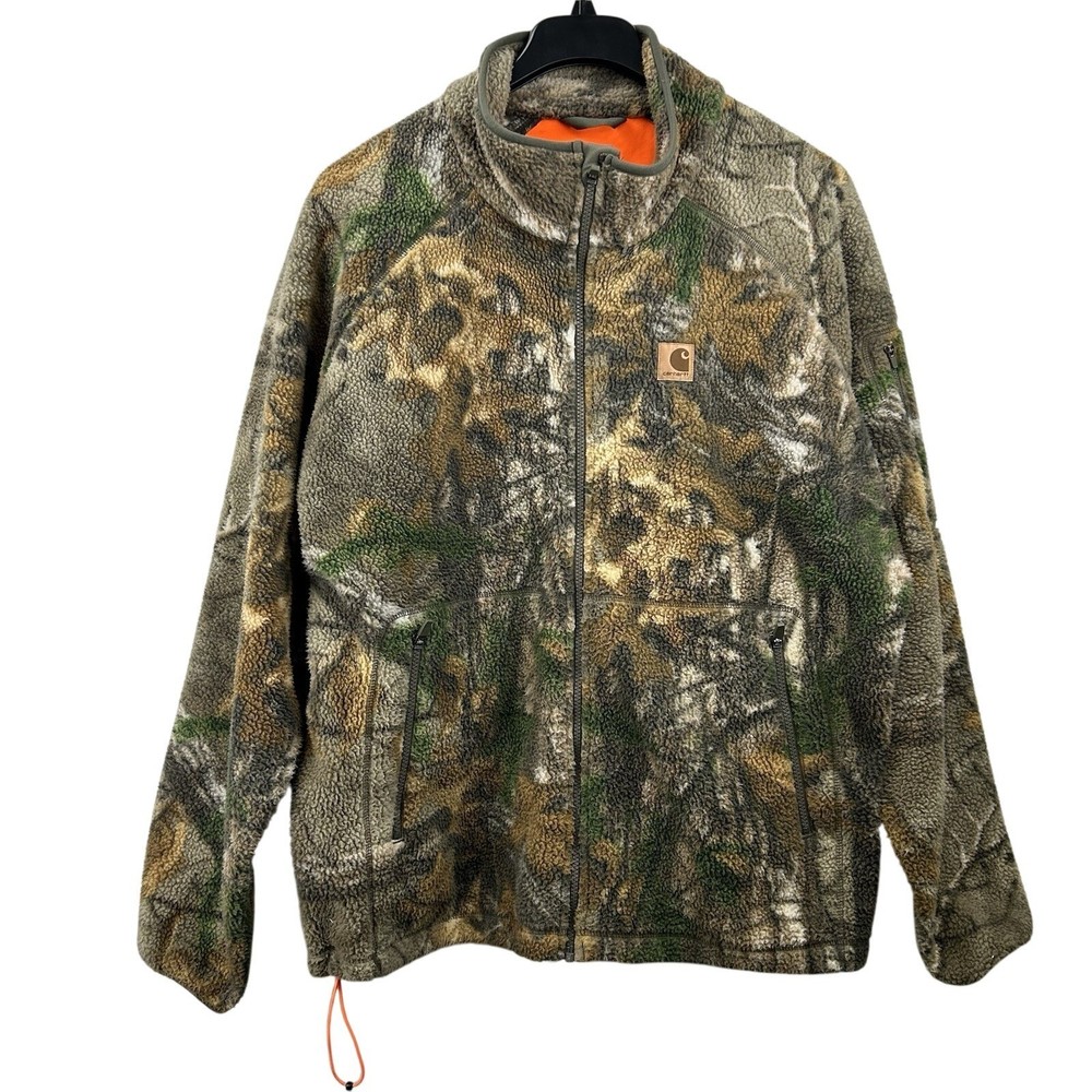 Carhartt Jacket Mens 2XL Game Load Outwork Outhunt LE Camouflage Fleece 102698