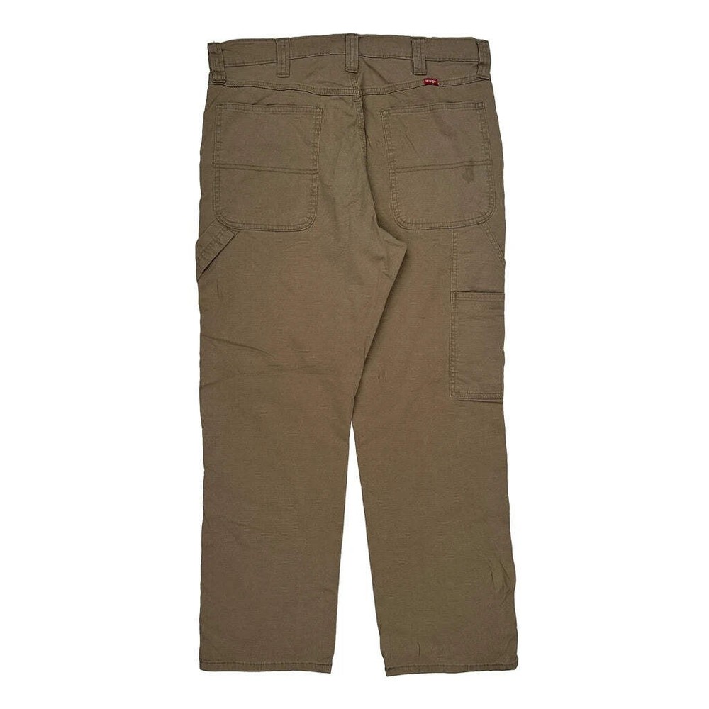 Wrangler Cargo Pants - 34W 30L Khaki Cotton