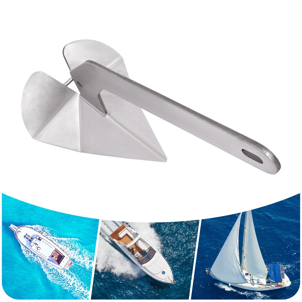 New 32 lbs Marine Stainless Steel Delta/Wing Boat Anchor 15 kg
