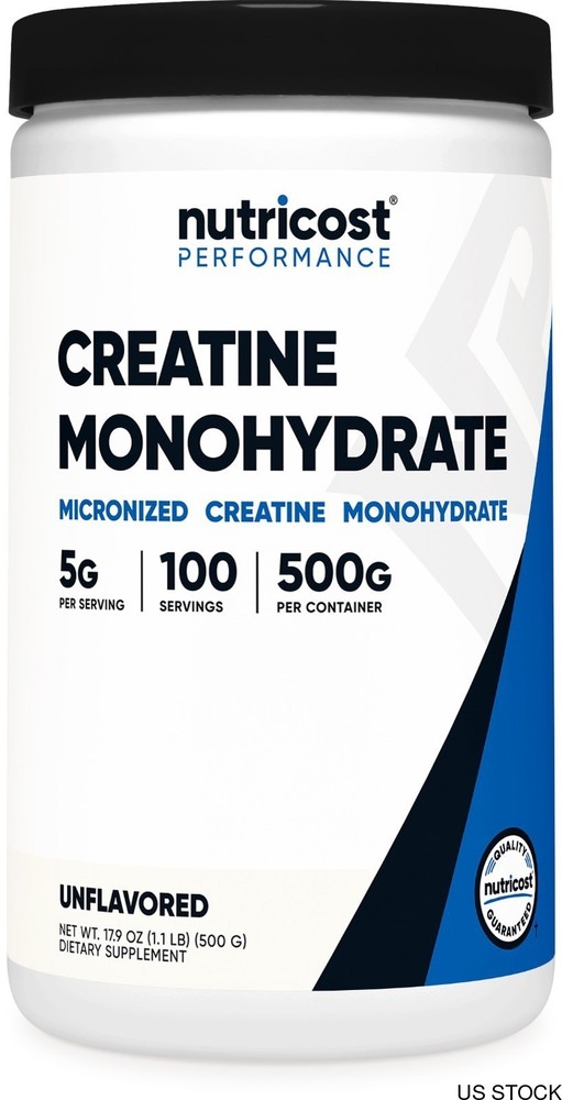 Nutricost Powder Pure Creatine Monohydrate 500 Grams