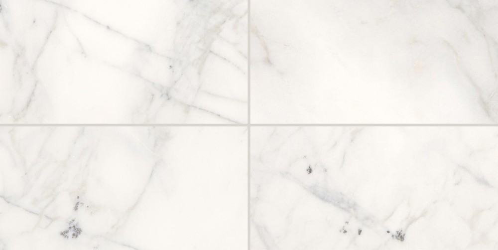 Natural Honed Calacatta Marble 3x6 Floor and Wall Tile