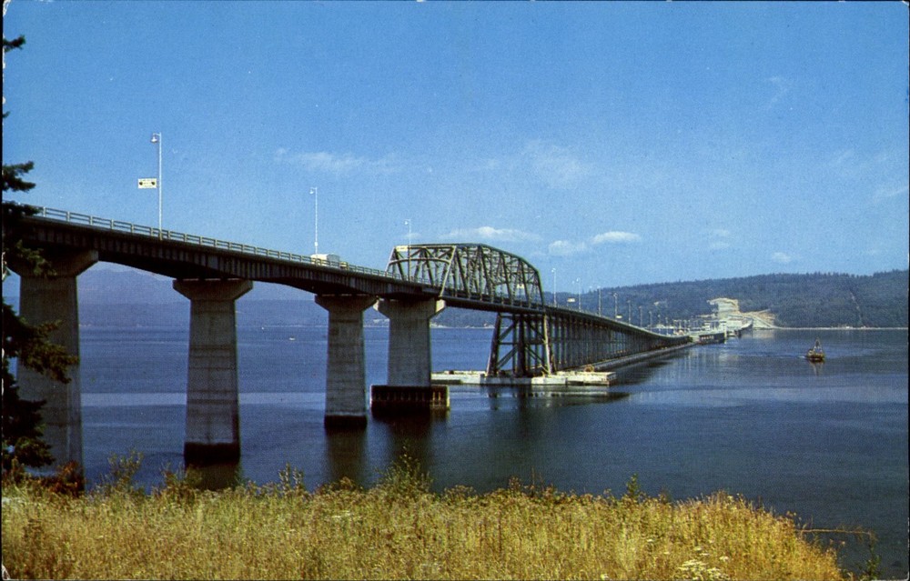 Hood Canal Floating Bridge ~ tidewater Kitsap & Olympic Peninsula Washington WA