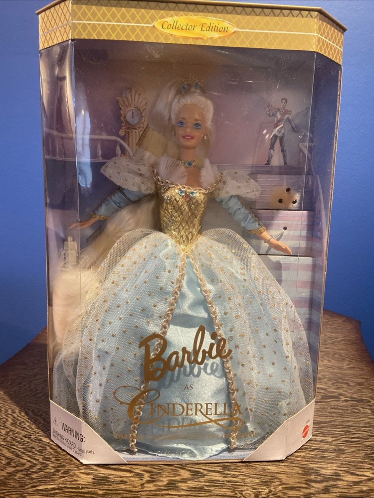 1996 Disney's Barbie as Cinderella Doll Collector Edition Mattel #16900