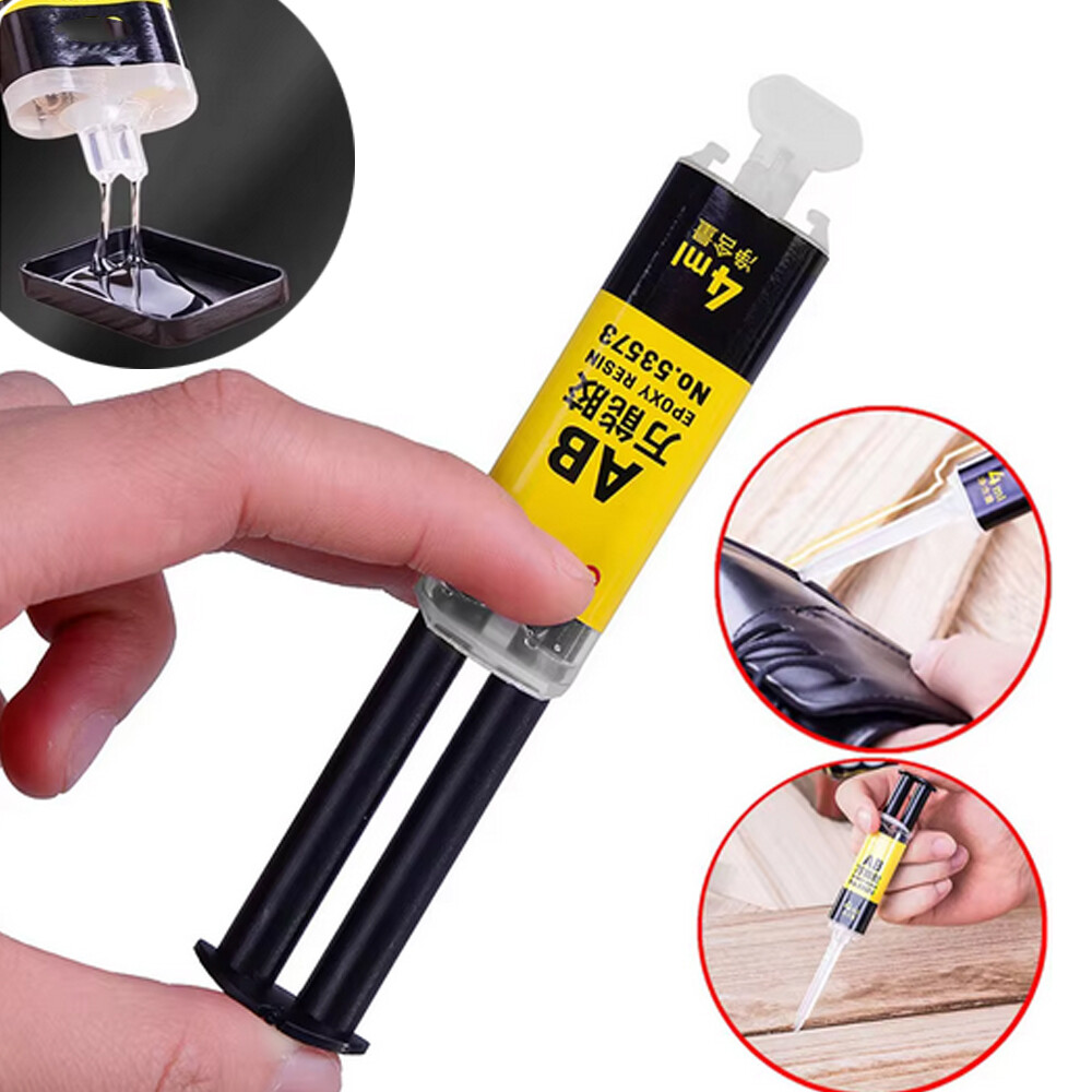 4ml Epoxy Strong Resin AB Glue Quick-drying Repairs For Glass Ceramic Plastic