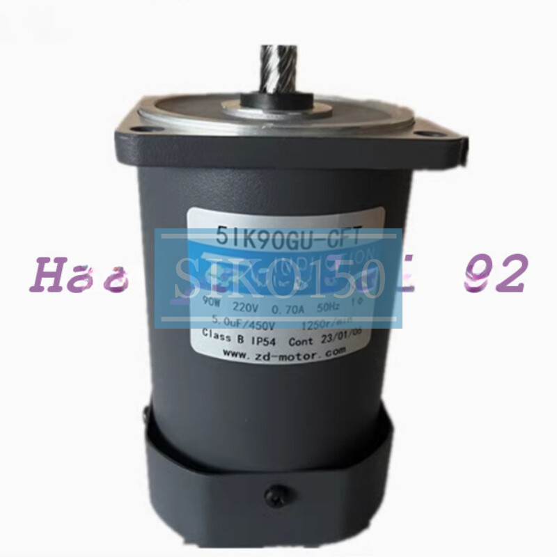 ONE NEW 90W 220V 0.70A Variable frequency gear motor 5IK90GU-CFT #SK