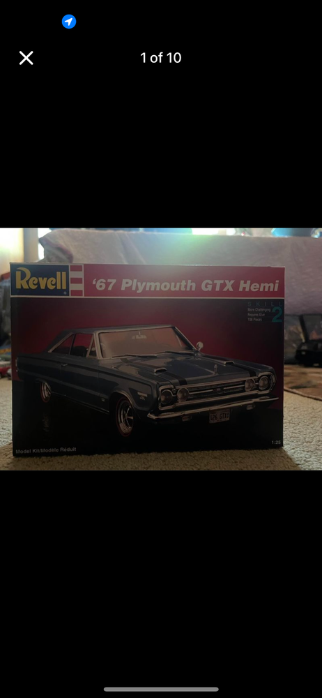 1967 Plymouth GTX 426 Hemi 1:25 Scale Model Kit by Revell